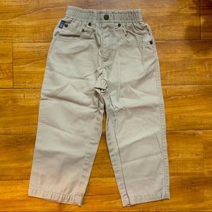 Cyrillus Tan Pull-On Toddler Boy Chino Pants